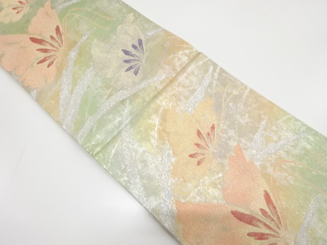 JAPANESE FUKURO OBI / WOVEN PLANTS